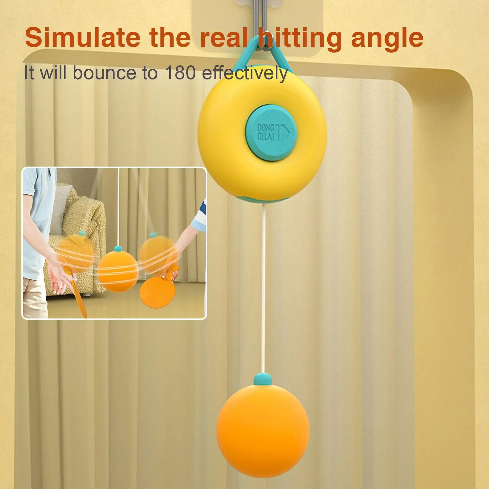 Hanging Table Tennis Game Set - Engage in Fun and Active Play! Teeny Pandas