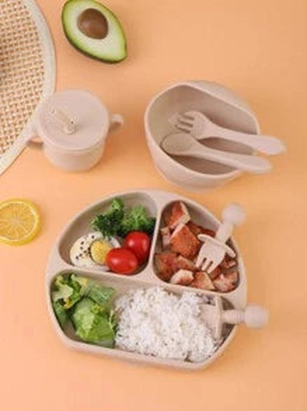 Silicone Baby Feeding Tableware Gift Set – Safe, Stylish, and Practical Teeny Pandas