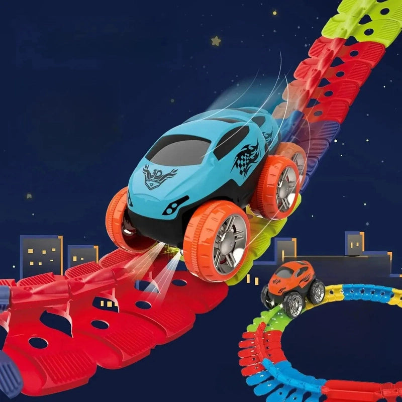 Gravity Defying Race Track for Kids – Exciting STEM Toy Teeny Pandas