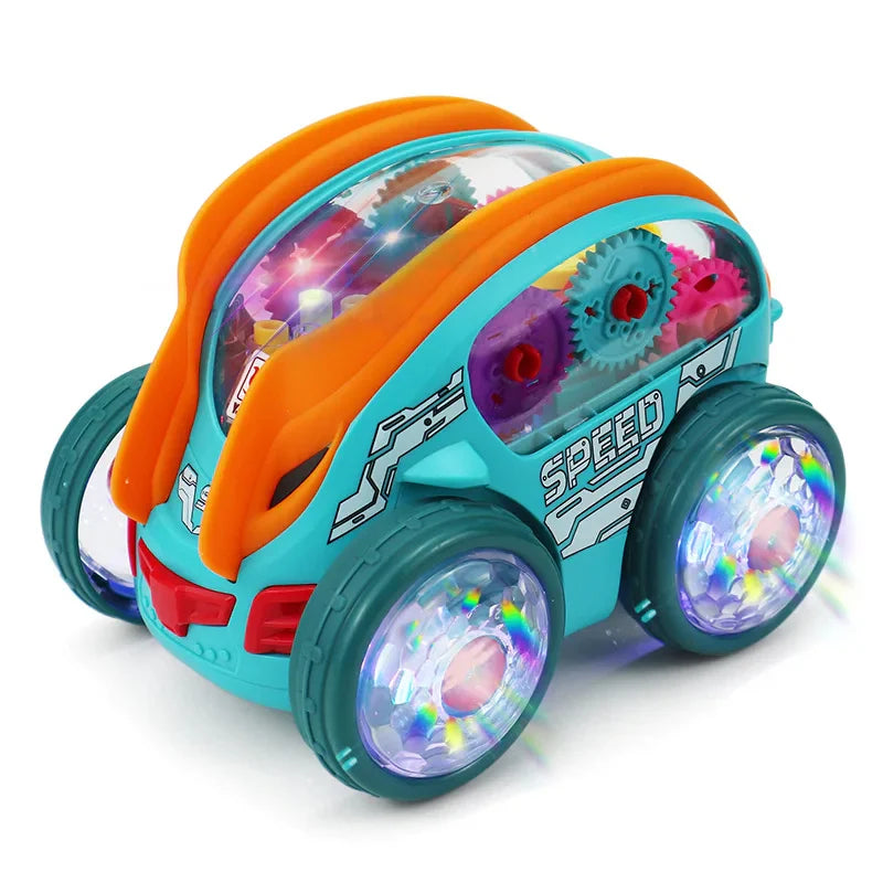Electric Rotating Stunt Car - Adventure and Fun in Every Stunt! Teeny Pandas