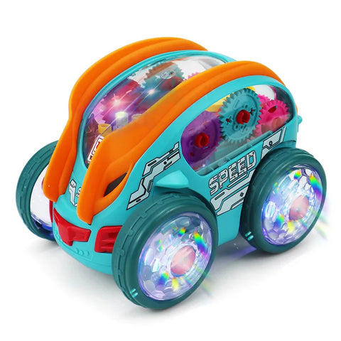 Electric Rotating Stunt Car - Adventure and Fun in Every Stunt! Teeny Pandas
