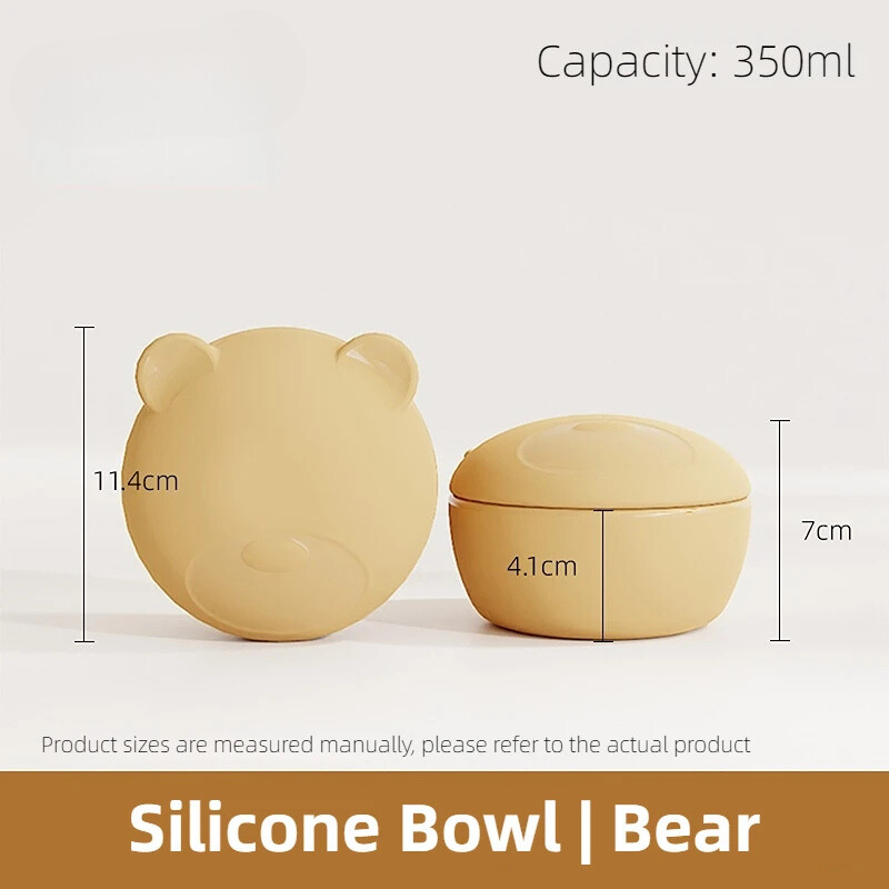 Portable Silicone Snack Bowl for Kids – Lightweight, Leak-Proof & Travel-Ready Teeny Pandas