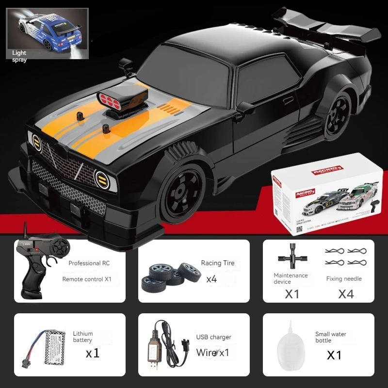 RC Drift Car for Kids 1 16 Safe Indoor Racing Motor Skill Development Blaze Runner Dodge Charger