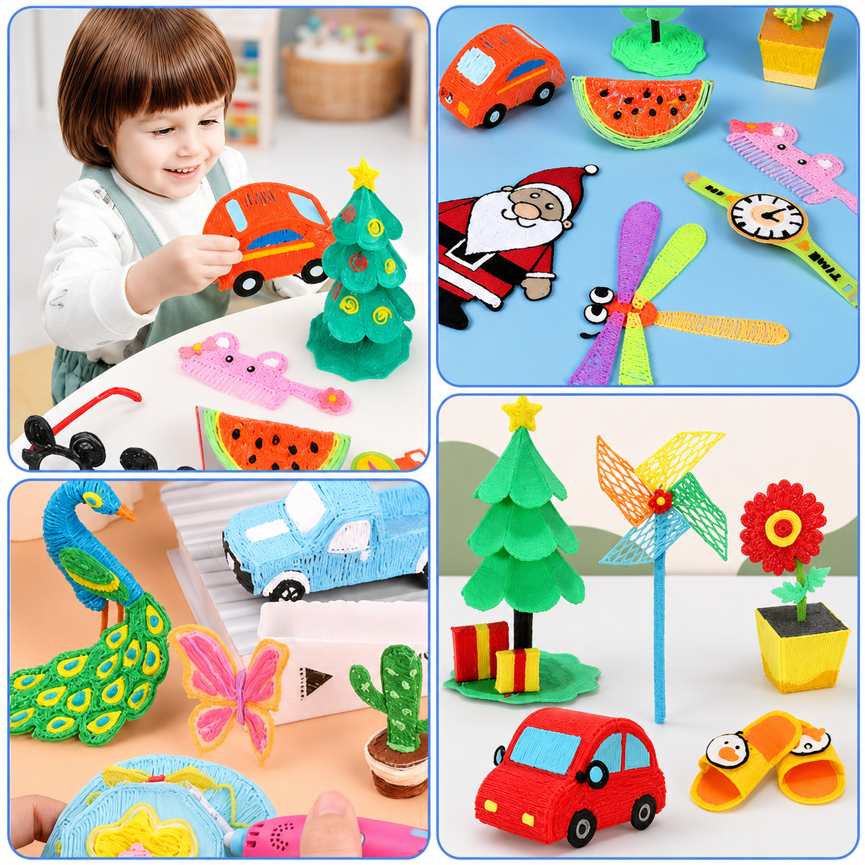 3D printing pen STEM toy for drawing creative 3D shapes
