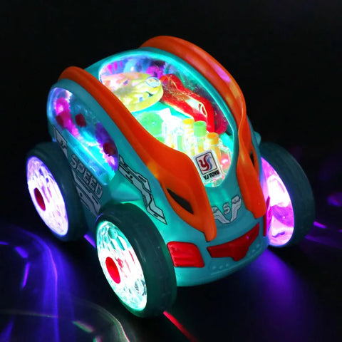 Electric Rotating Stunt Car - Adventure and Fun in Every Stunt! Teeny Pandas
