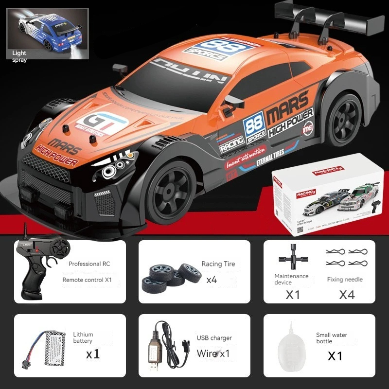RC Drift Car for Kids 1 16 Safe Indoor Racing Motor Skill Development Titan Shadow Ares GTR