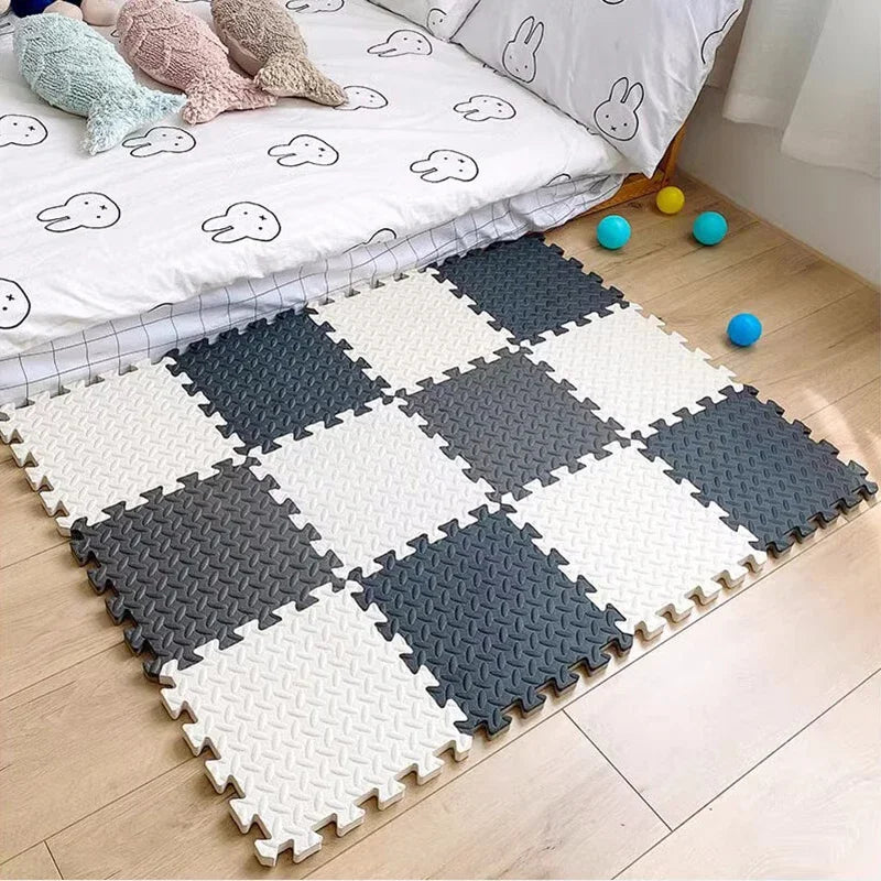 12pcs Interlocking EVA Foam Play & Gym Mats – Safe & Durable Flooring