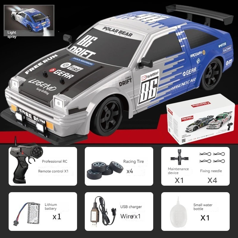 RC Drift Car for Kids 1 16 Safe Indoor Racing Motor Skill Development Dusty Drift AE86