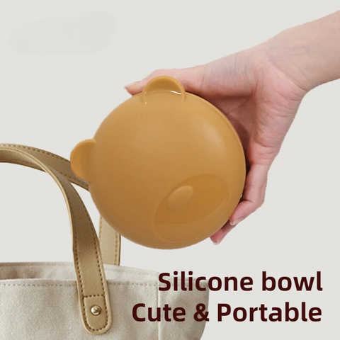 Portable Silicone Snack Bowl for Kids – Lightweight, Leak-Proof & Travel-Ready Teeny Pandas