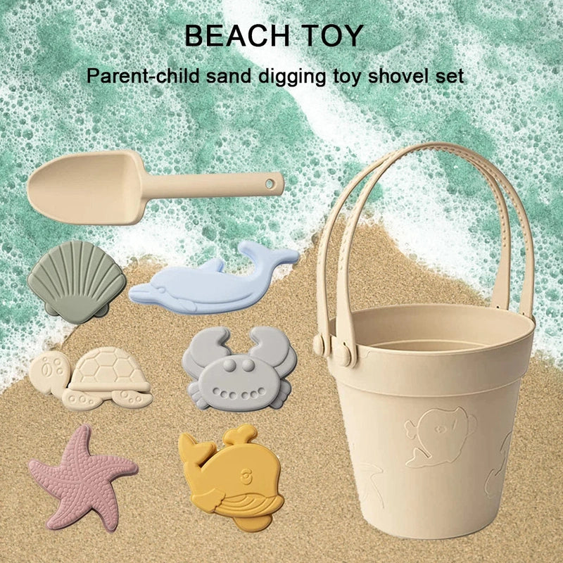 Kids Silicone Beach Toys Set - Durable, Eco-Friendly Fun Teeny Pandas