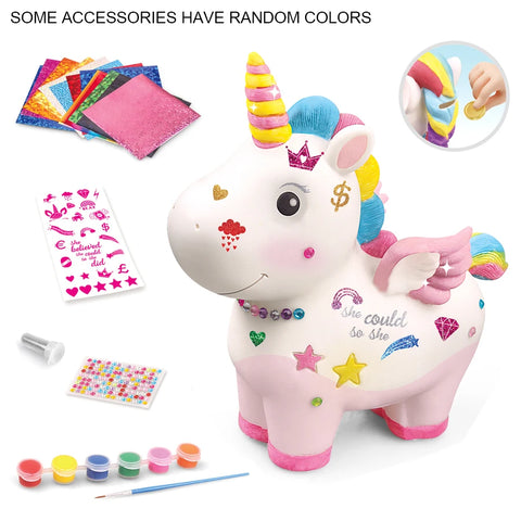 Unicorn Piggy Bank – Fun Money Saving Toy for Kids & Interactive Parent-Child Gift