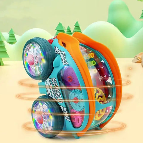 Electric Rotating Stunt Car - Adventure and Fun in Every Stunt! Teeny Pandas