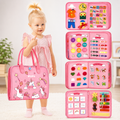 Montessori Busy Board for Toddlers - Sensory Learning Toy