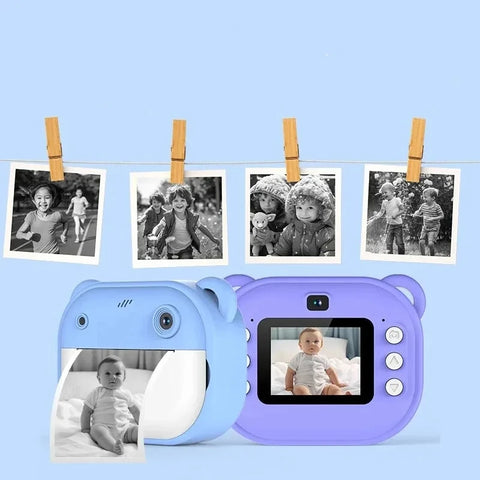 Kids Digital Thermal Print Camera - Creative Play for Kids Teeny Pandas