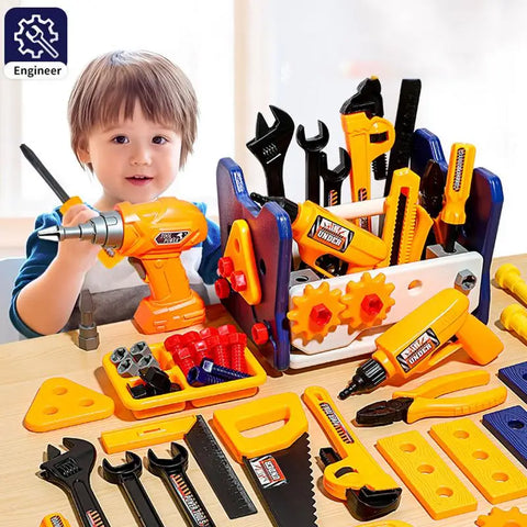 Kids Repair Kit Set - With Carrying Case! Teeny Pandas