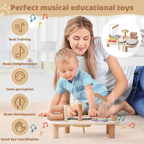 Creative Montessori Instrument Table Teeny Pandas