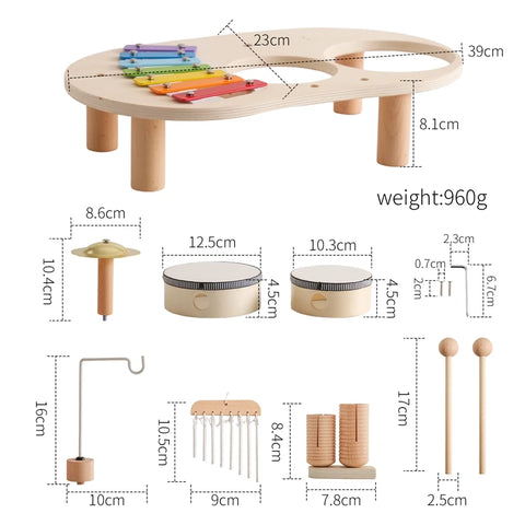 Creative Montessori Instrument Table Teeny Pandas