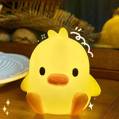 Little Yellow Duck Night Light - Creative Children's Desk Lamp