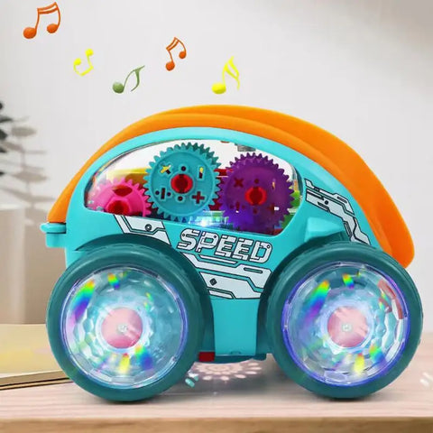 Electric Rotating Stunt Car - Adventure and Fun in Every Stunt! Teeny Pandas