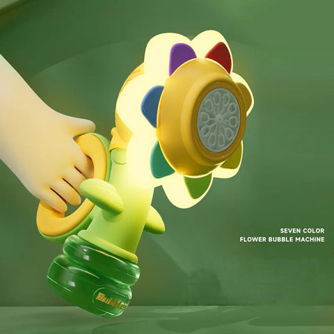 Sunflower Bubble Machine Toy - Endless Fun, Endless Bubbles!