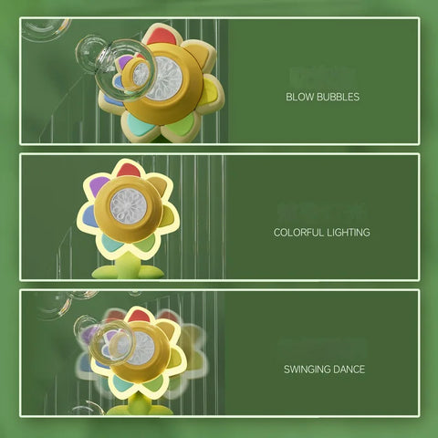 Sunflower Bubble Machine Toy - Endless Fun, Endless Bubbles!