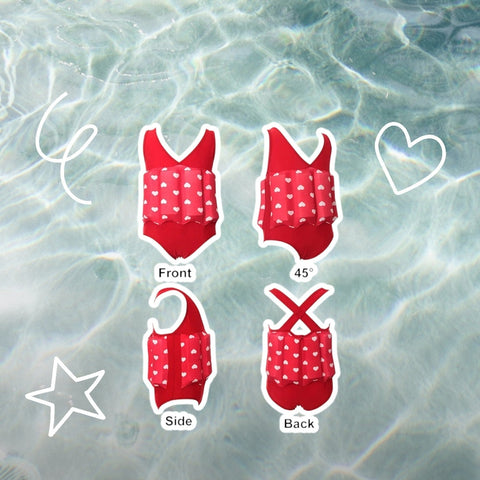 Kids One-Piece Buoyancy Swimsuit – High-Elasticity, Quick-Drying Swimwear