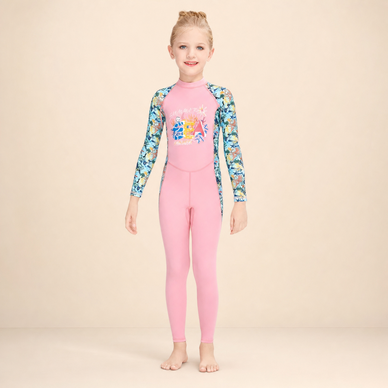Kids Full Body UV Protection Swimsuit