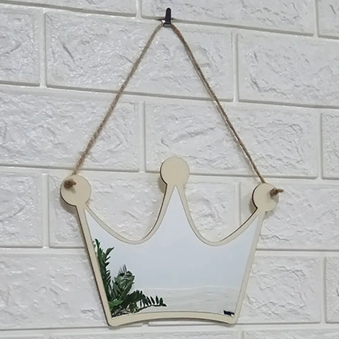 Nordic Style Rabbit Cloud Acrylic Mirror for Kids' Room