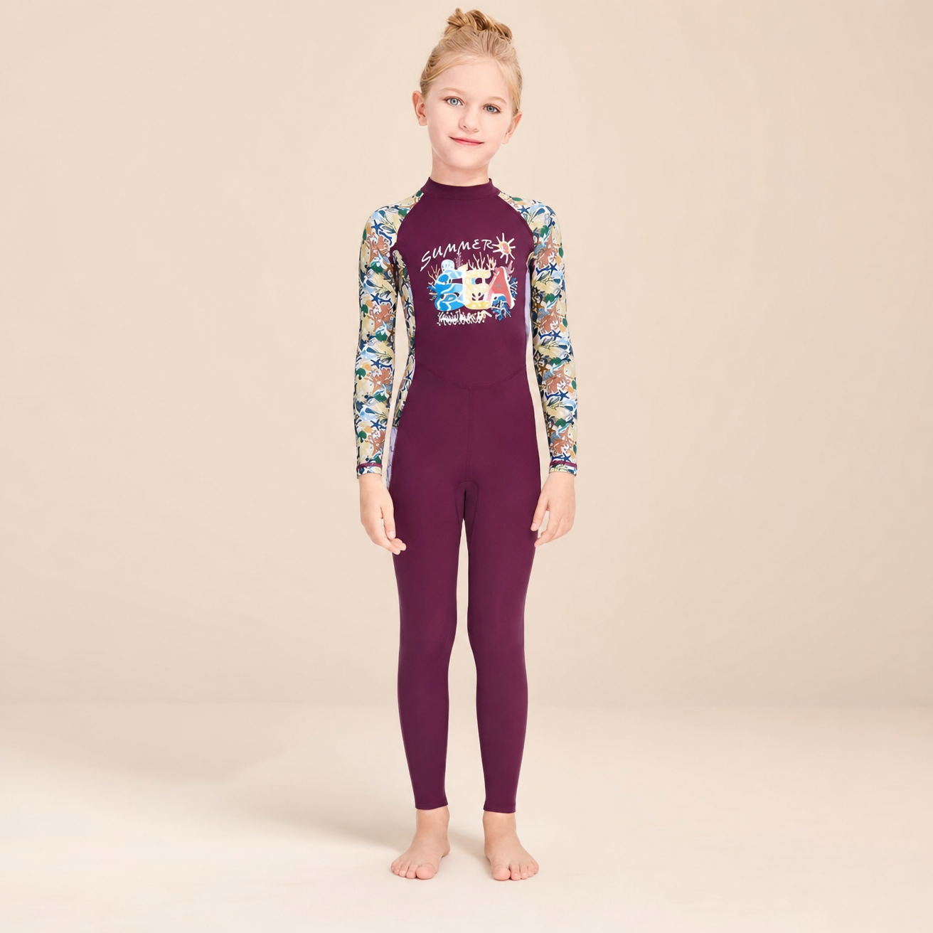 Kids Full Body UV Protection Swimsuit