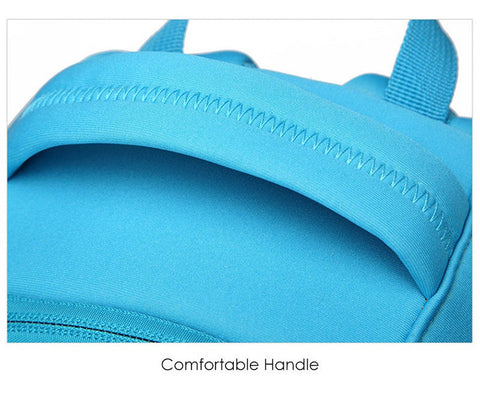 Cute 3D Blue Bear Backpack for Kids