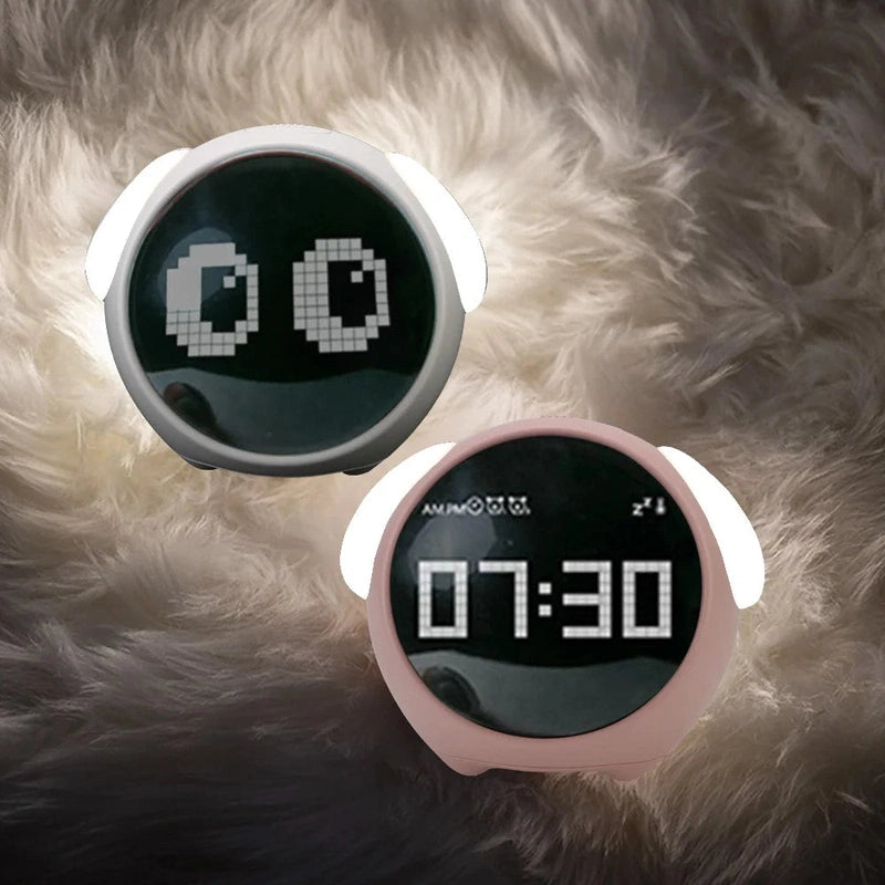 Kids Expression LED Alarm Clock Teeny Pandas