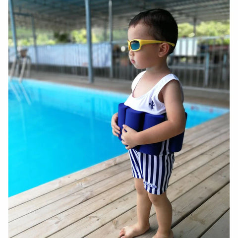 Kids One-Piece Buoyancy Swimsuit – High-Elasticity, Quick-Drying Swimwear