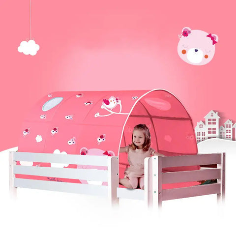 Children's Bed Tent Tunnel Play House - Fun Toy Tent for Kids