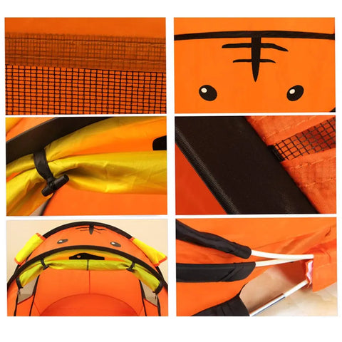 Portable Animal Kids' Tent - Pop Up Cartoon Playhouse for Indoor and Outdoor Fun