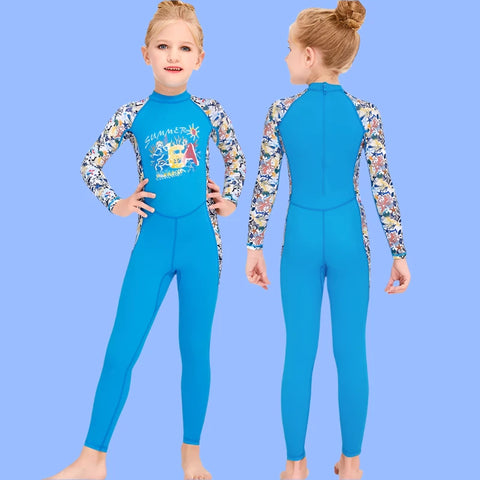 Kids Full Body UV Protection Swimsuit