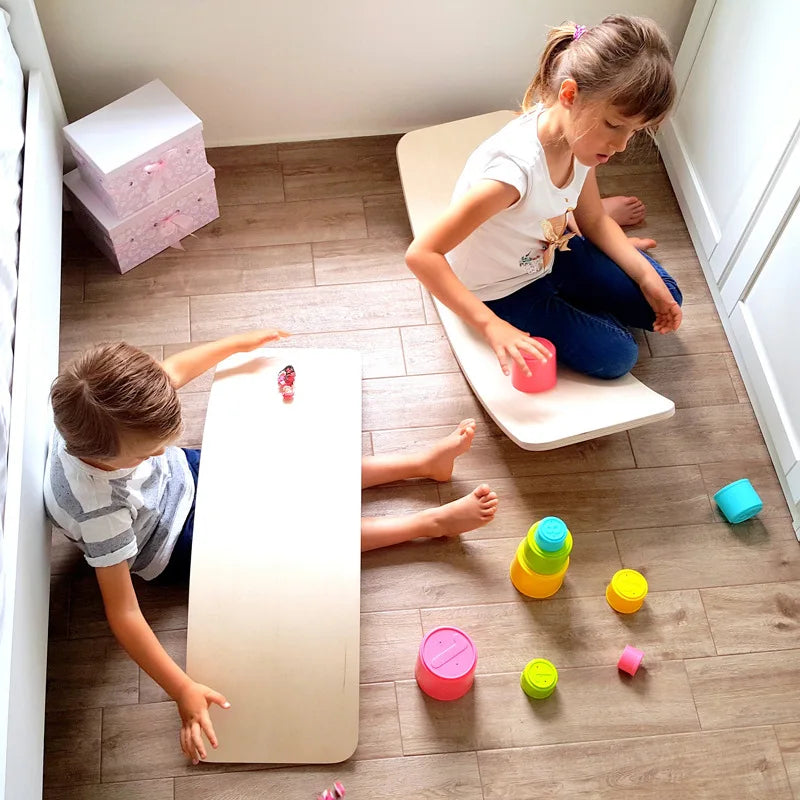Kids Wobble Balance Board – Eco-Friendly Toy for Endless Imagination Teeny Pandas