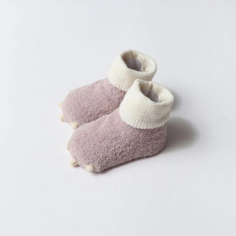 Cute Autumn and Winter Newborn Socks with Dinosaur Fingers