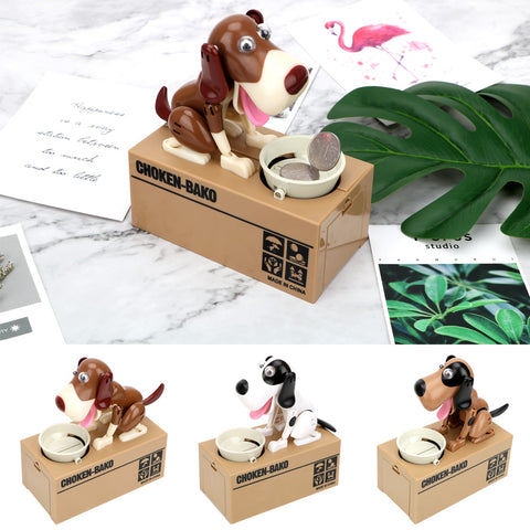 Robotic Dog Stealing Coin Bank – Interactive Money Saving Box for Kids