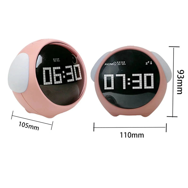 Kids Expression LED Alarm Clock Teeny Pandas