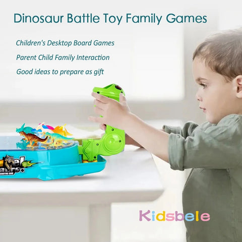 Dinosaur Battle Catapult 2-Player Marble Game