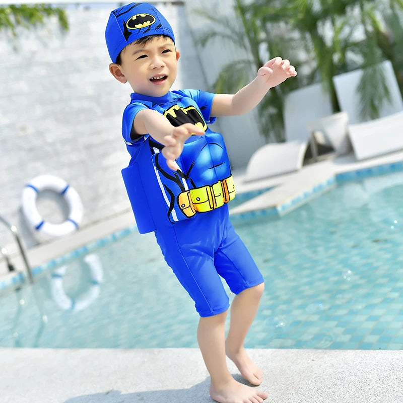 Floating Batman Swimsuit for Kids - product detail view 4