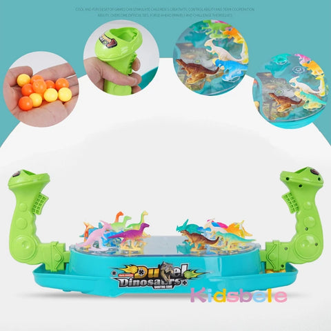 Dinosaur Battle Catapult 2-Player Marble Game