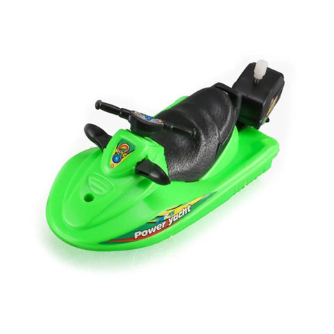 Classic Wind-Up Bath Speedboat Toy
