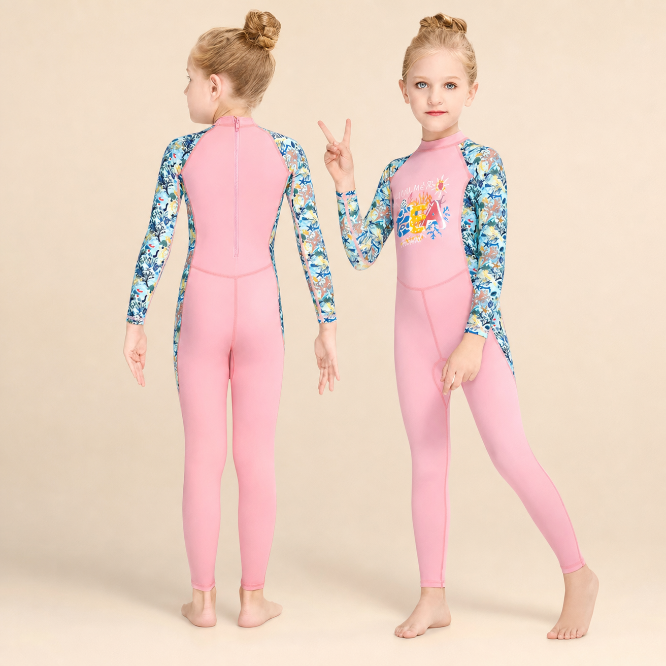 Kids Full Body UV Protection Swimsuit