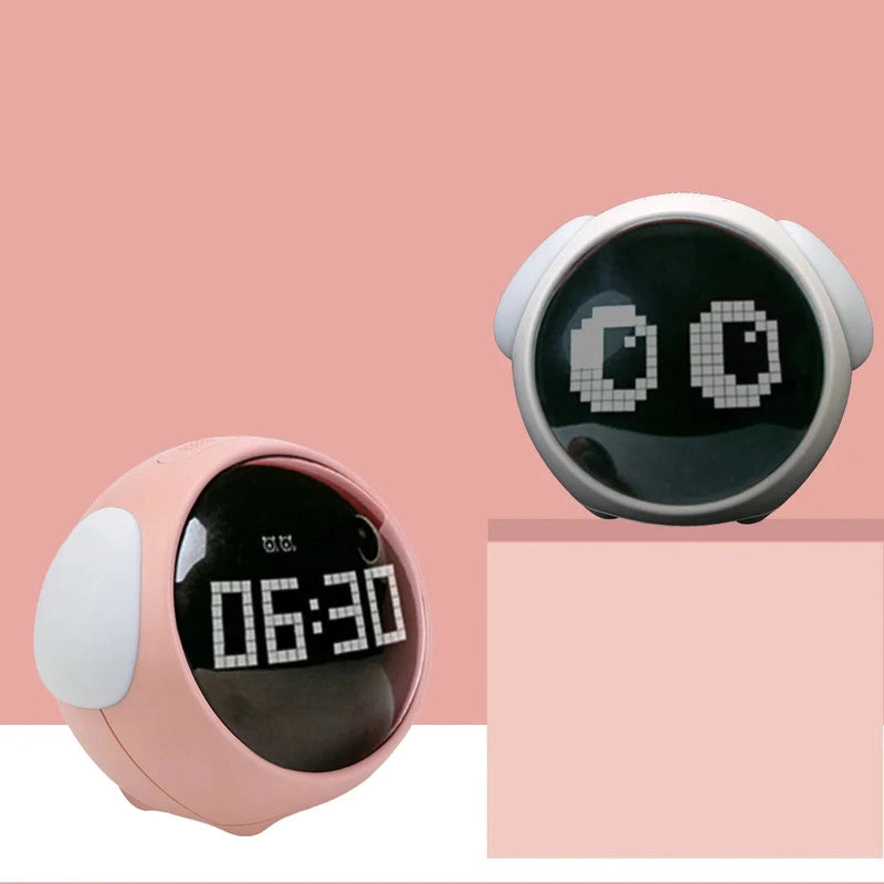 Kids Expression LED Alarm Clock Teeny Pandas