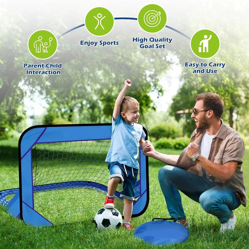 Kids Soccer 4 Goal Training Net - product detail view 2