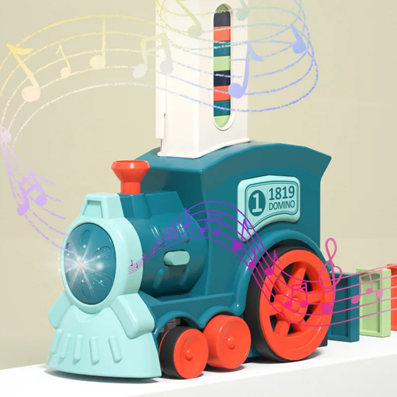 Automatic Domino Train Set – Endless Fun for Kids! Teeny Pandas