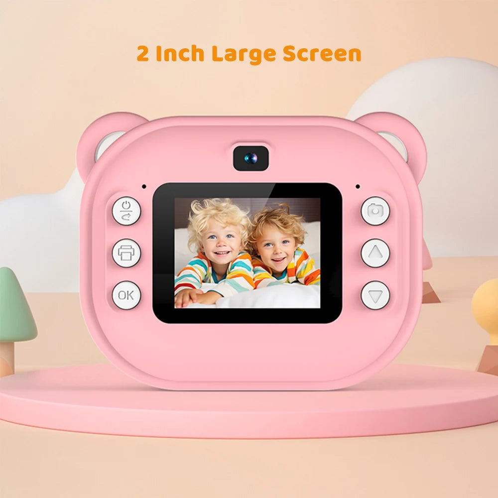Kids Digital Thermal Print Camera - Creative Play for Kids Teeny Pandas
