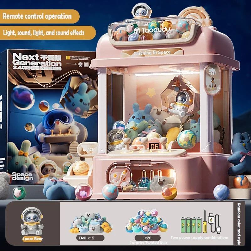Mini Claw Machine for Kids – Interactive Game with Detachable Controller Teeny Pandas