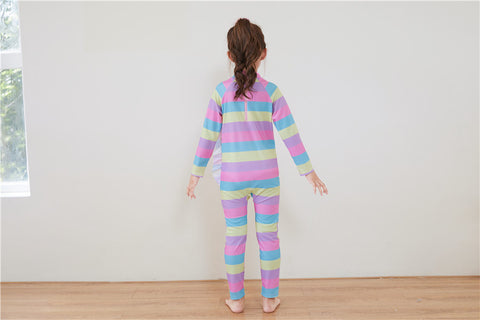 Kids Wetsuit Long Sleeve Surfing Suit with Cap